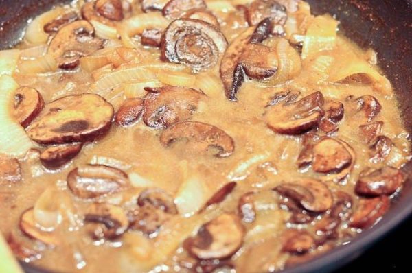 Hamburger Steak with Mushroom and Onion Gravy - Add a Pinch