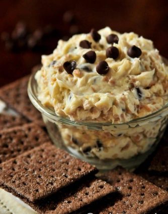 Cookie Dough Dip Recipe from addapinch.com