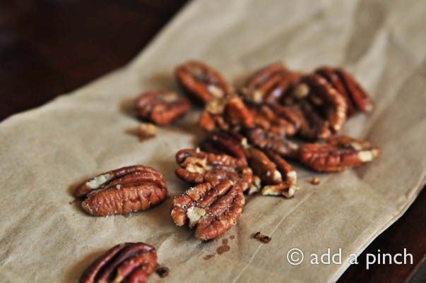 Simple Roasted Pecan Halves Recipe Cooking Add A Pinch 3927