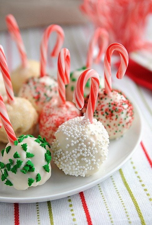 Rice Krispies Peppermint Treats for hot chocolate.