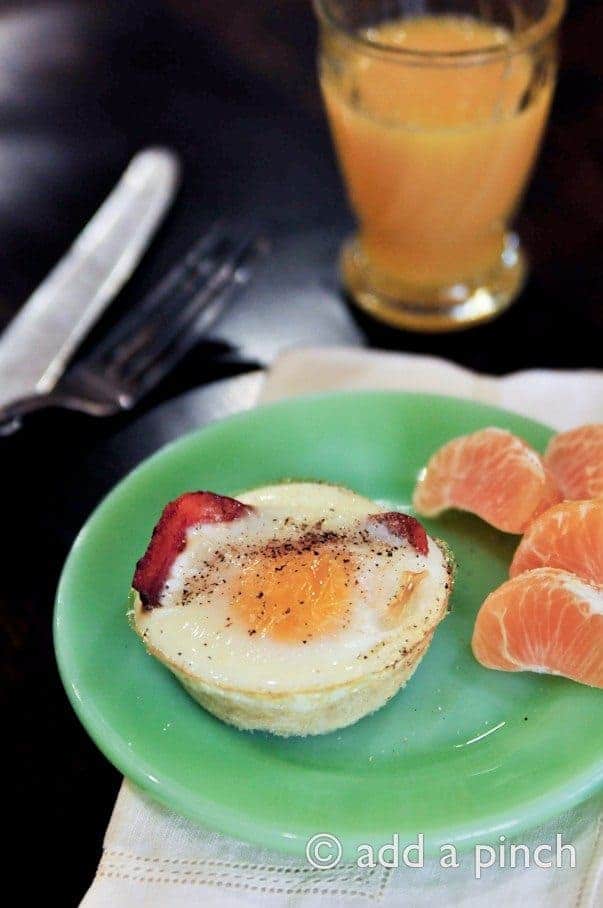 Bacon And Egg Cups Recipe Add A Pinch 9541