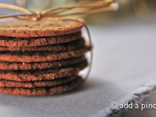 Chewy Ginger Molasses Cookies Recipe Add A Pinch