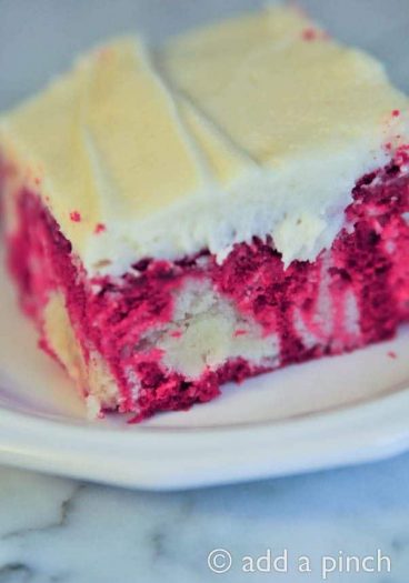 Red Velvet Marble Cake Recipe