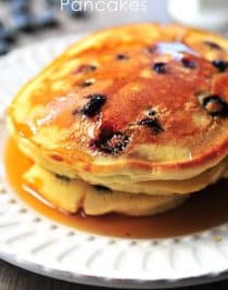 Lemon Blueberry Pancakes make a delicious breakfast or brunch anytime of the year!