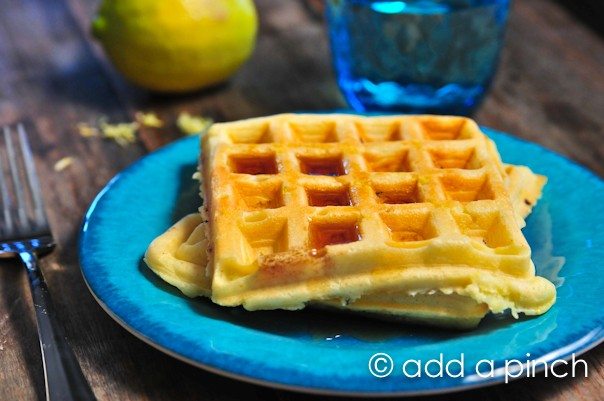 Lemon Buttermilk Waffles 3