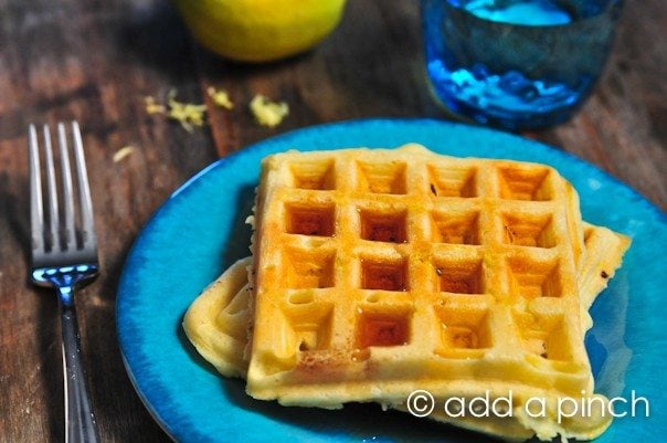 Lemon Buttermilk Waffles 4