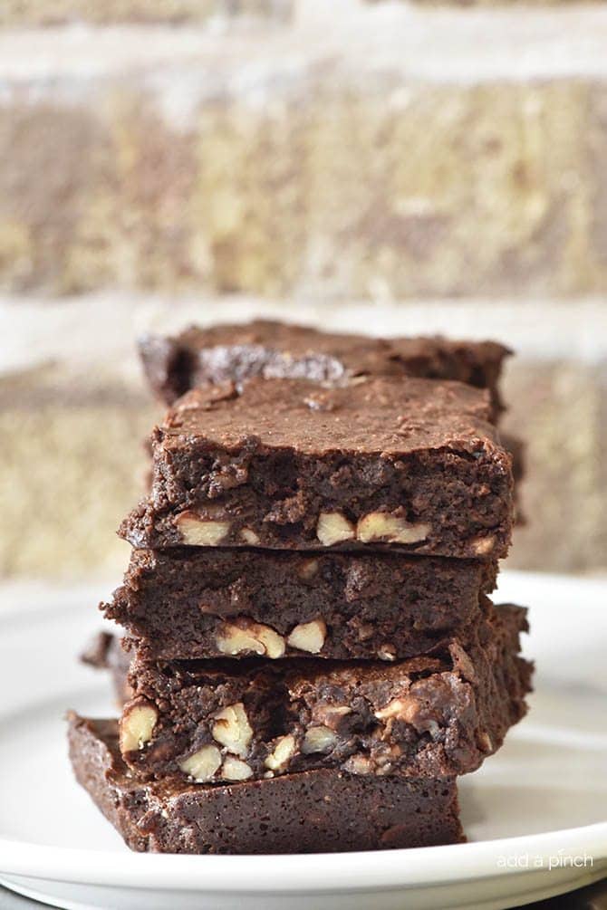 Fudge Brownies Recipe - Cooking | Add a Pinch | Robyn Stone