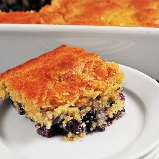 Lemon Blueberry Breakfast Cake Recipe - This breakfast cake recipe features tart lemon and fresh, sweet blueberries in a delicious, easy recipe.  // addapinch.com