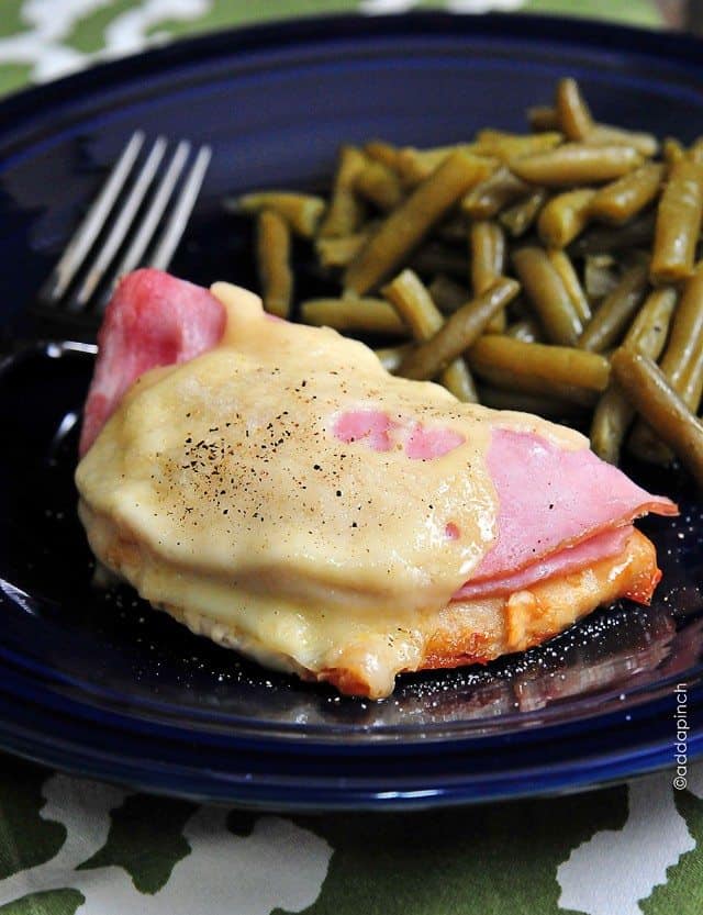 Chicken with Ham and Swiss Recipe - Cooking | Add a Pinch