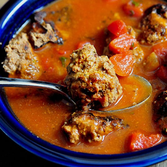 Meatball Soup Recipe - Cooking | Add a Pinch | Robyn Stone