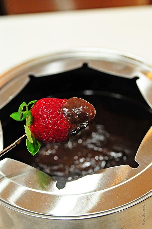 Cool & Creamy Chocolate Fondue - Recipes