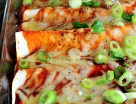 The Best Chicken Enchiladas are definite favorites! They begin in the crockpot, are easy to make and are amazing with my quick homemade enchilada sauce! //addapinch.com