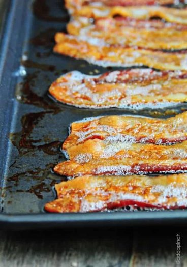 How to Cook Bacon Recipe // addapinch.com