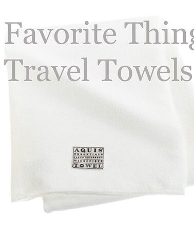 Travel Towels | ©addapinch.com