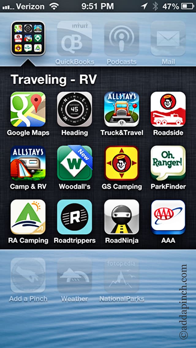 Favorite RV and Camping Apps | ©addapinch.com
