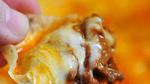 Beef Enchilada Dip Recipe from addapinch.com