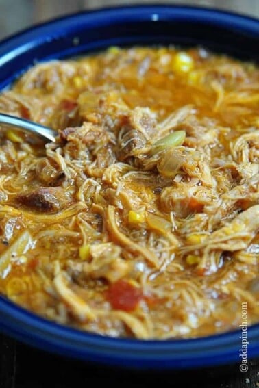 Brunswick Stew is an iconic dish here in the south. One that you just don't want to mess up when you make it. Folks know good Brunswick Stew when they see it and there's no messing around with something like that. // addapinch.com