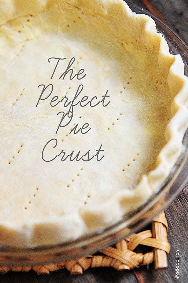Photograph of pie crust in a glass pie plate.