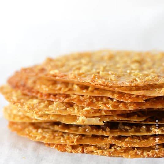 Oatmeal Lace Cookies Recipe Add a Pinch