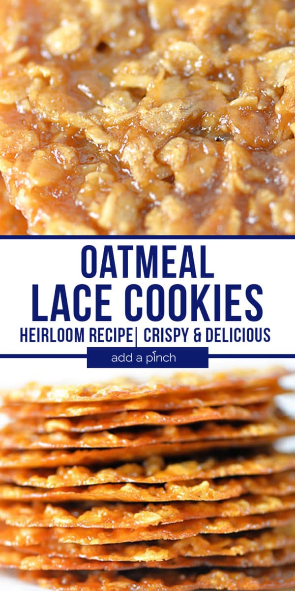Oatmeal Lace Cookies Recipe Add a Pinch