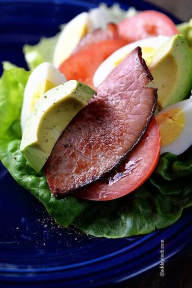 Cobb Salad Lettuce Wraps | ©addapinch.com