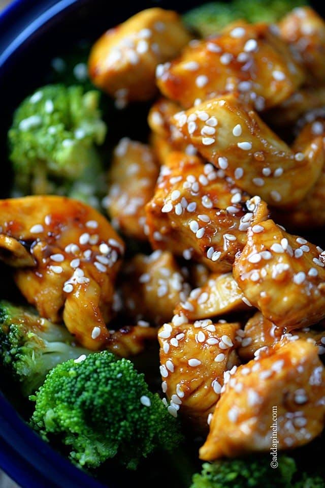 Orange Chicken Recipe | ©addapinch.com