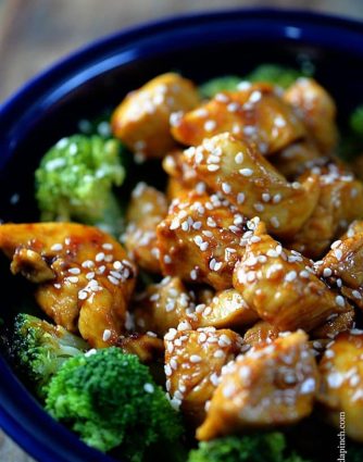Orange Chicken Recipe | ©addapinch.com