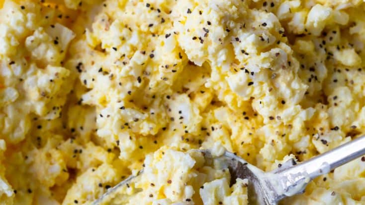 Photograph of the best egg salad.