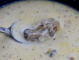 Oyster Stew Recipe | ©addapinch.com
