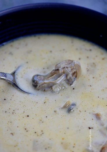Oyster Stew Recipe | ©addapinch.com