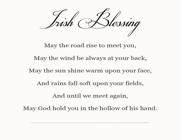 Irish Blessing Printable | ©addapinch.com