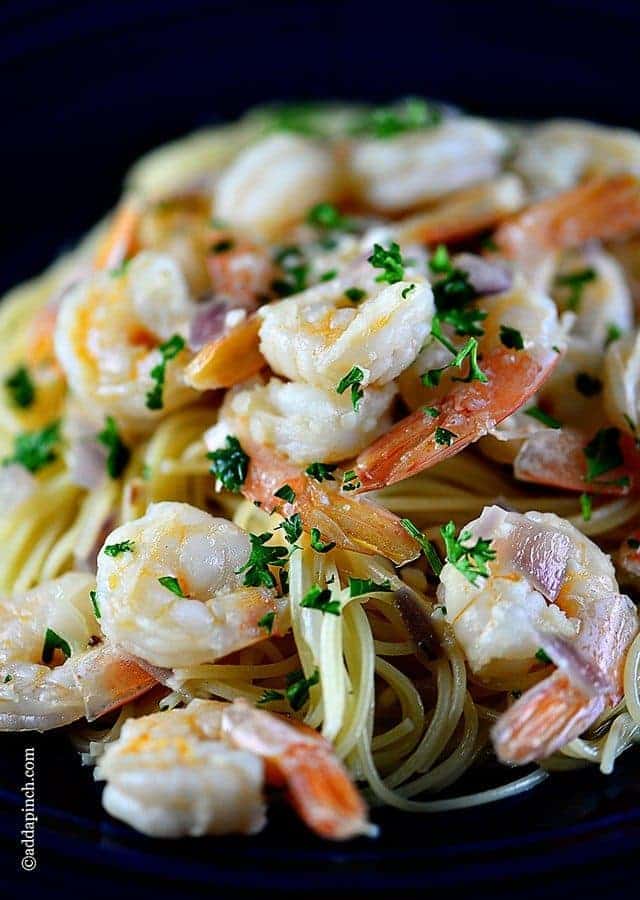 Shrimp Scampi | ©addapinch.com