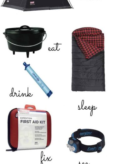 Camping Essentials | ©addapinch.com