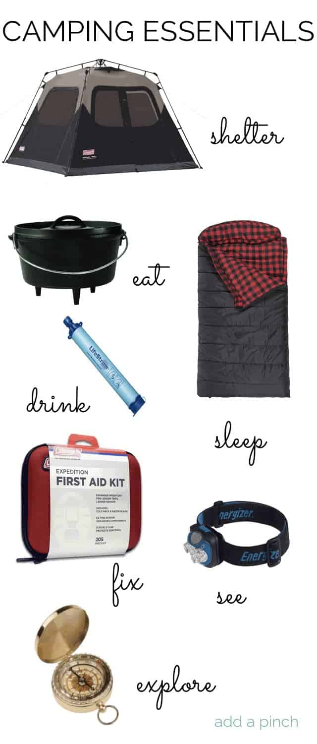 A Few Camping Essentials - Add a Pinch