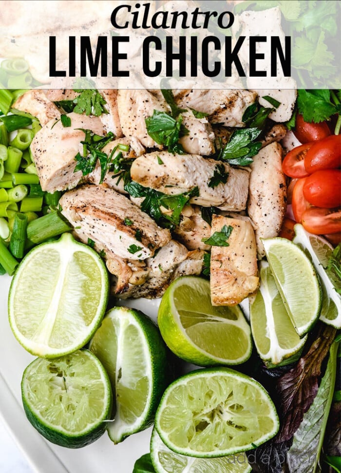 Cilantro Lime Chicken Recipe - Add a Pinch
