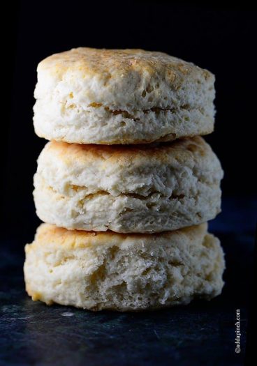 Cream Biscuit Recipe | ©addapinch.com