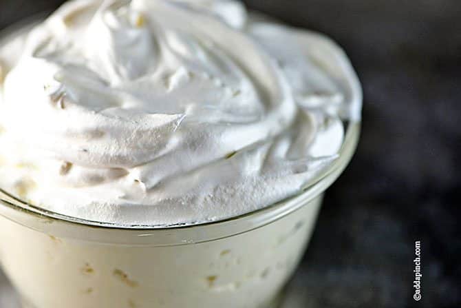 Perfect Whipped Cream Recipe from addapinch.com
