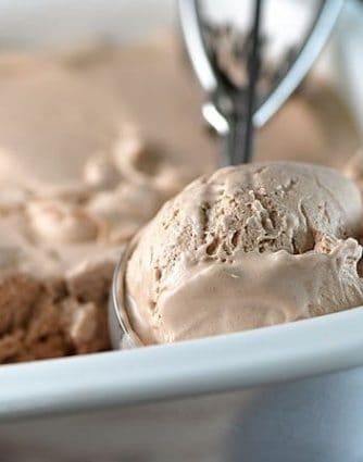 No Churn Chocolate Ice Cream Recipe from addapinch.com