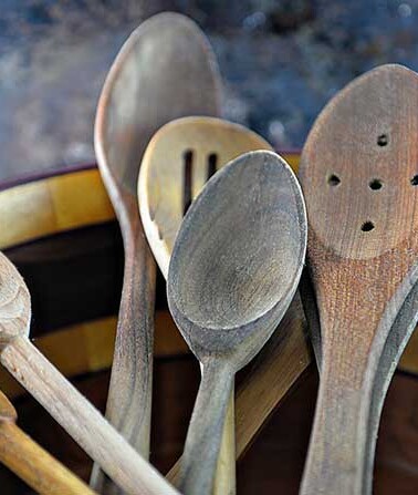 How to Care for Wooden Spoons from addapinch.com