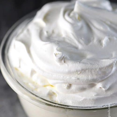 Whipped cream recipe 