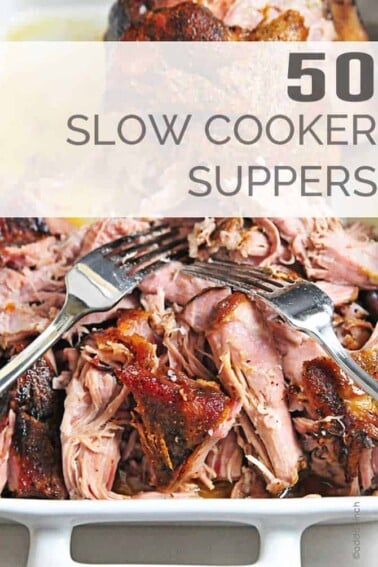 50 Slow Cooker Suppers from addapinch.com