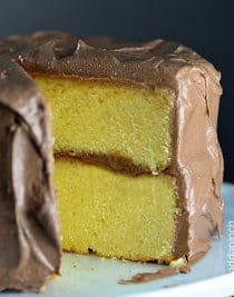Classic Yellow Cake Recipe from addapinch.com