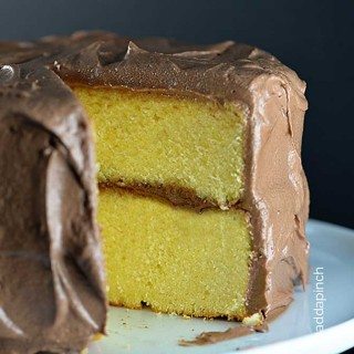 Classic Yellow Cake Recipe from addapinch.com