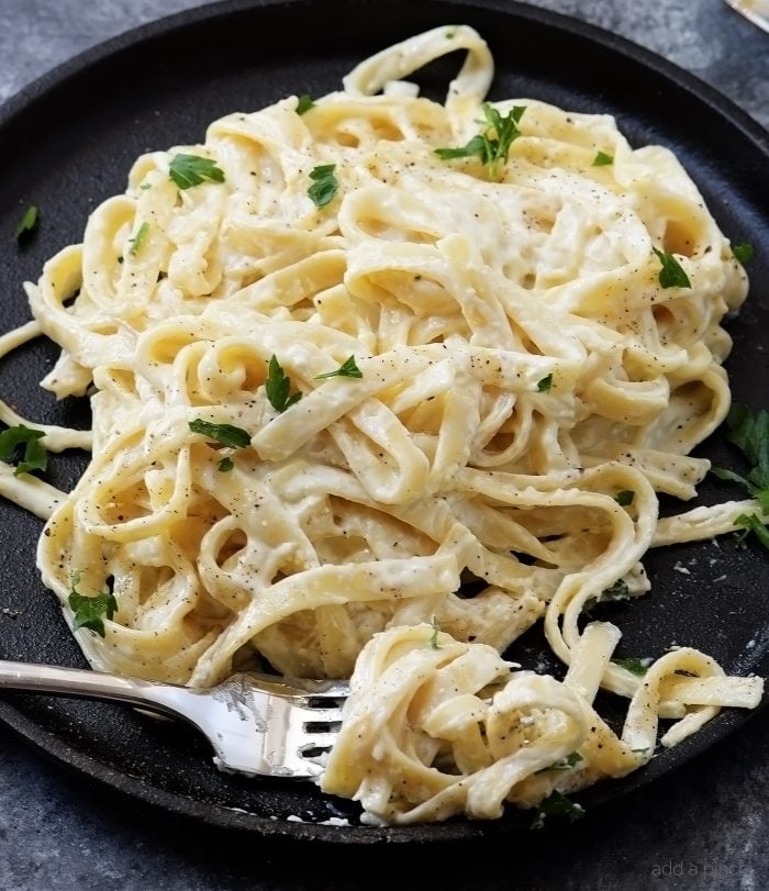 Alfredo Sauce With Mozzarella Cheese And Milk Chocolate Chip Cookie