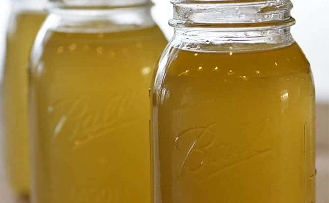 Homemade Chicken Stock Recipe - Learn how to make homemade chicken stock in just a few easy steps! // addapinch.com