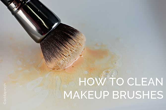 How to clean it cosmetic clearance brushes