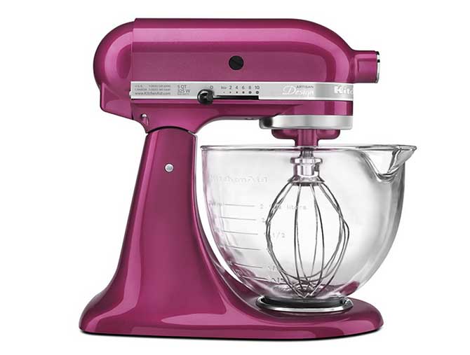 Raspberry Ice Stand Mixer from addapinch.com