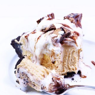 Peanut Butter Pie Recipe - A simple, no-bake peanut butter pie recipe that is perfect for the peanut butter lover! // addapinch.com