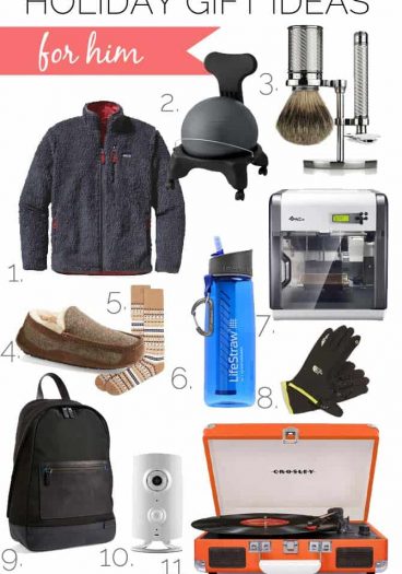 Holiday Gift Ideas for Him 2014 from addapinch.com
