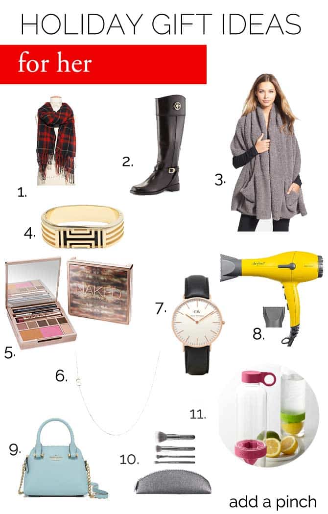 Gift Ideas for Her 2014 from addapinch.com